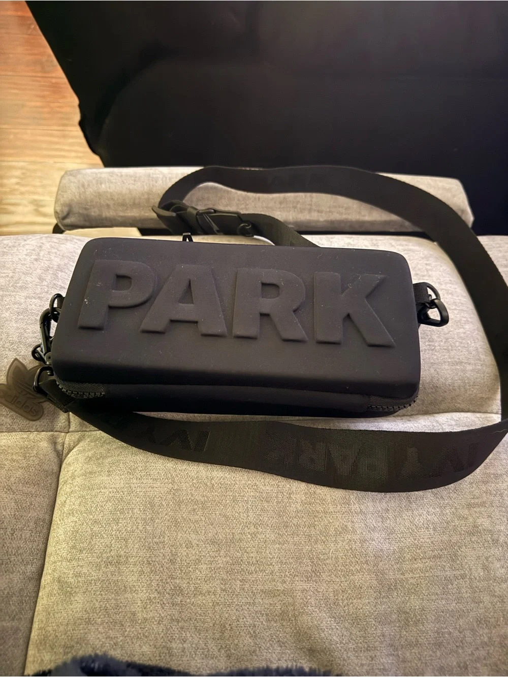 IVY PARK Black Hard Shell VR Accessory Case with Branded Strap